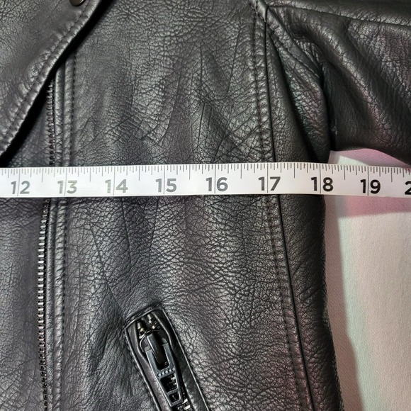 Blank NYC Moto Jacket Women's Medium Vegan Faux Leather - Picture 7 of 9